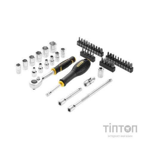 Набір інструментів Stanley FatMax Maxi Drive торцевих 1/4", шестигранний, 48 шт., кейс (FMMT98101-0)
