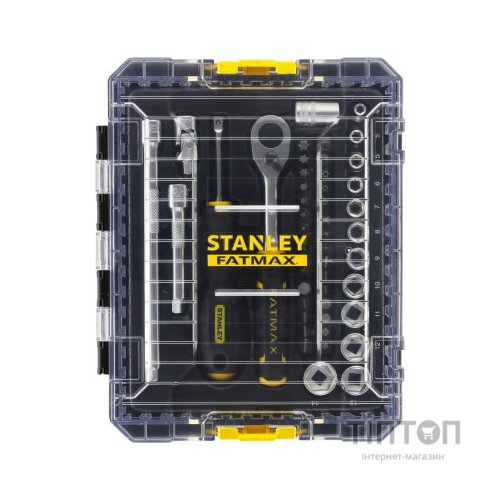 Набір інструментів Stanley FatMax Maxi Drive торцевих 1/4", шестигранний, 48 шт., кейс (FMMT98101-0)