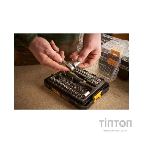 Набір інструментів Stanley FatMax Maxi Drive торцевих 1/4", шестигранний, 48 шт., кейс (FMMT98101-0)