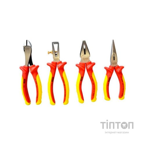 Набір інструментів Stanley MAXSTEEL VDE 1000V шарнірно-губцева електрика 4 шт. (4-84-489)