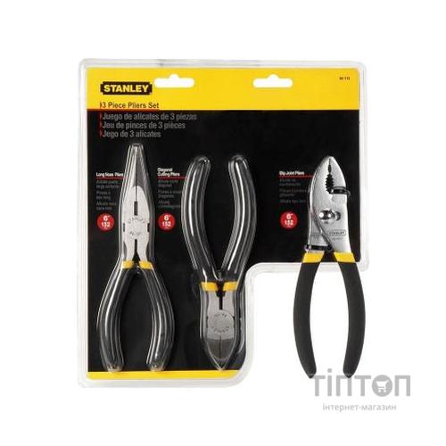 Набір інструментів Stanley шарнирногубцевого инструмента 3шт. L=152мм. (0-84-114)