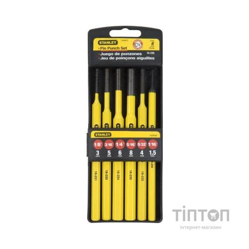Набір інструментів Stanley выколоток, 6шт. (4-18-226)