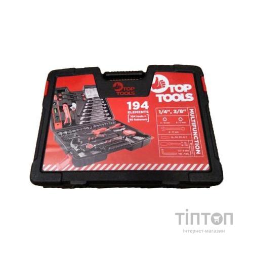 Набір інструментів Top Tools 1/4”, 3/8”, 194 ед. (38D545)