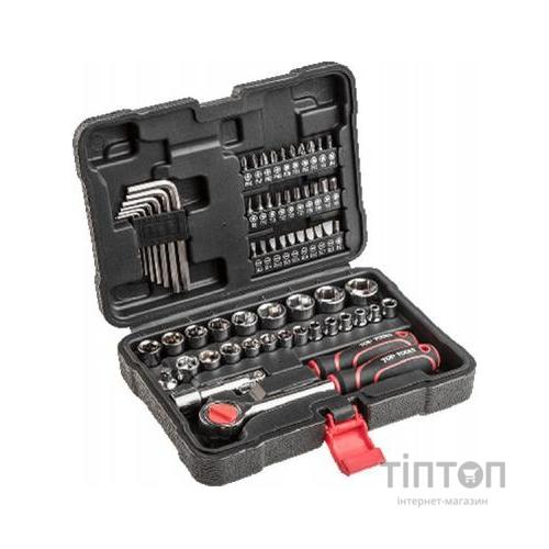 Набір інструментів Top Tools торцевих гайкових ключів 3/8, 63 ед. (38D515)