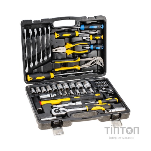 Набір інструментів Topex 38D224, 56 шт. (38D224)