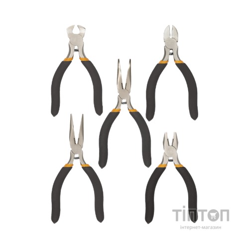 Набір інструментів Topex плоскогубцев и кусачек прецизионных, 5 шт (32D755)
