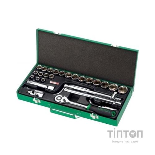 Набір інструментів Toptul 1/2" 26од. (6-гр.) (GCAD2601)