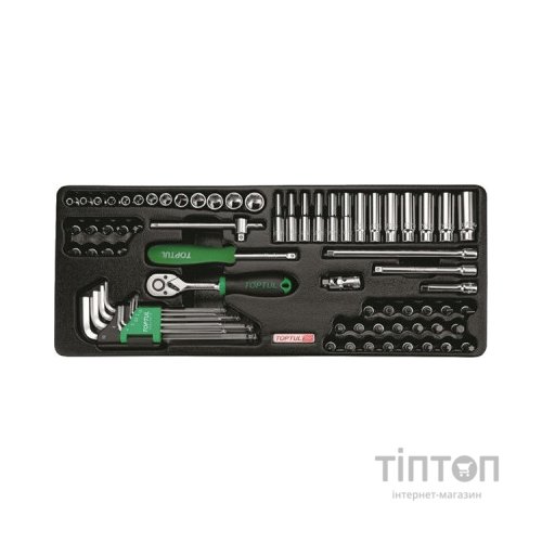 Набір інструментів Toptul 1/4" 72од. (GCAT7202)