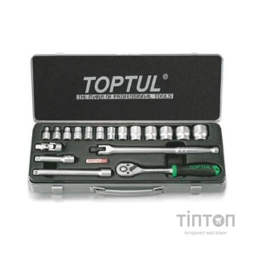 Набір інструментів Toptul 3/8" 18од. (GCAD1806)