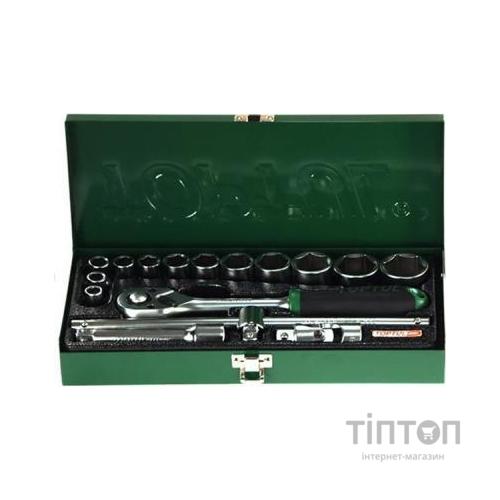 Набір інструментів Toptul автомобільний 1/2" 16од. (6-гр.) (GCAD1607)