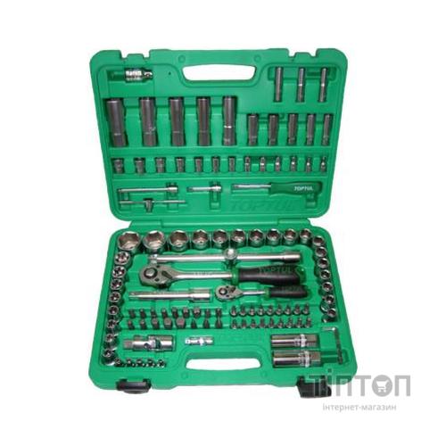 Набір інструментів Toptul автомобільний 1/4", 1/2" 108од. (6-гр.) (GCAI108R)