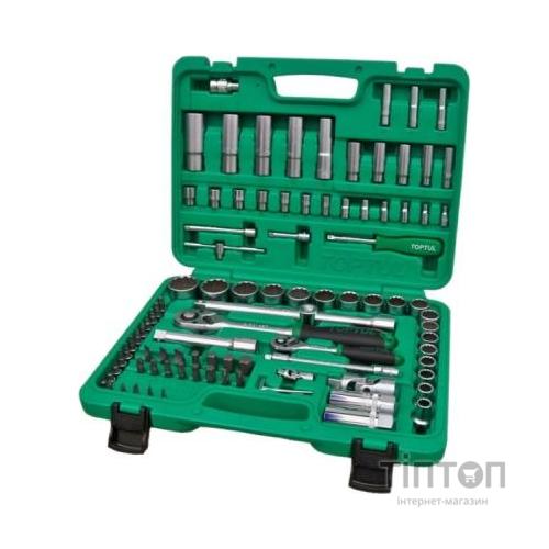 Набір інструментів Toptul для автомобіліста 1/4", 1/2" 94од. (12-гр.) (GCAI094R1)