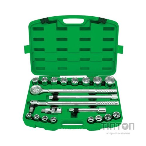 Набір інструментів Toptul для автомобіліста 3/4" 21од. (6-гр.) (GCAI2104)