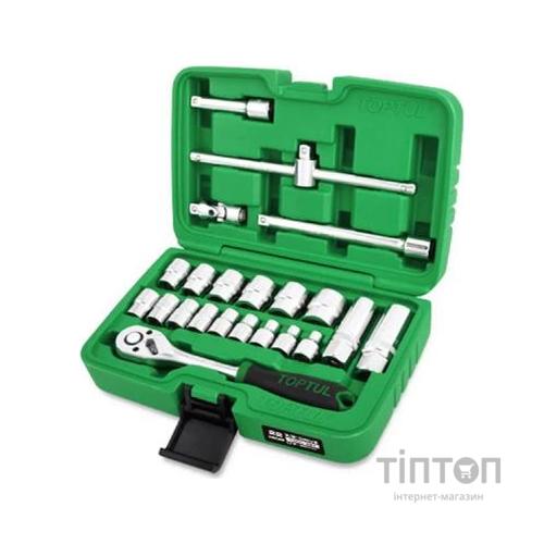 Набір інструментів Toptul для автомобіліста 3/8" 22од. (GCAI2202)