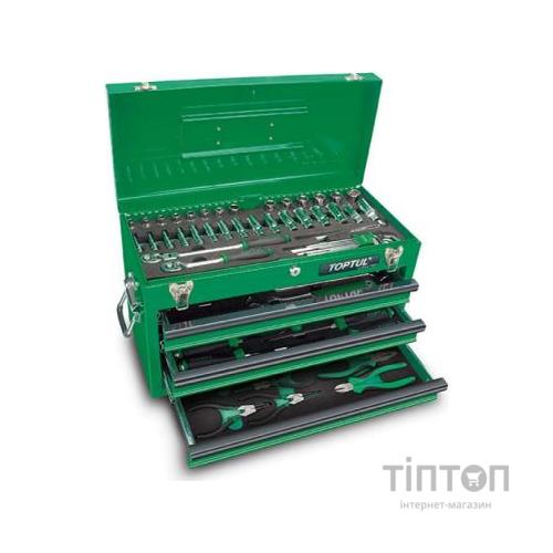Набір інструментів Toptul для СТО у ящику (Pro-Line) 3 секціі 82од. (GCAZ0016)