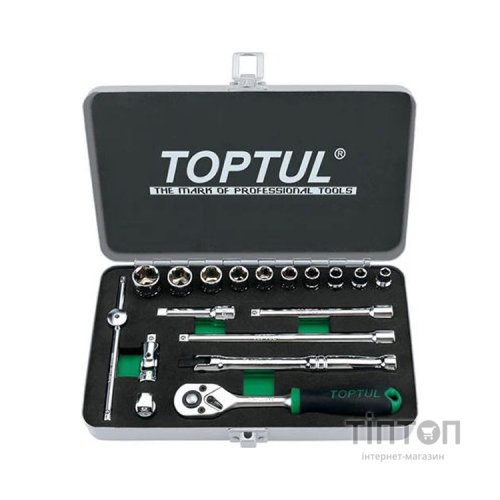 Набір інструментів Toptul дюймових 1/4" 18од. 3/16"-9/16" (GCAD1811)