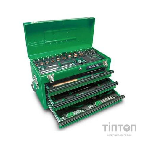 Набір інструментів Toptul інструментальному ящику 3 секції 99 од. (GCAZ0038)