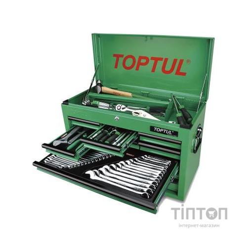 Набір інструментів Toptul інструментальному ящику 9 секцій 186од. (GCBZ186A)