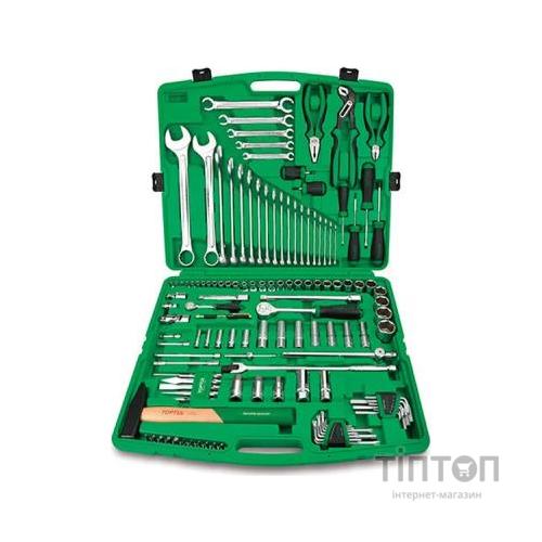 Набір інструментів Toptul професійний 1/4",1/2", ключі 6-32мм 130 од. (GCAI130T)