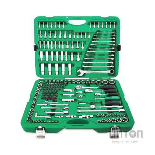 Набір інструментів Toptul професійний 1/4", 3/8", 1/2" 216од. (GCAI216R)