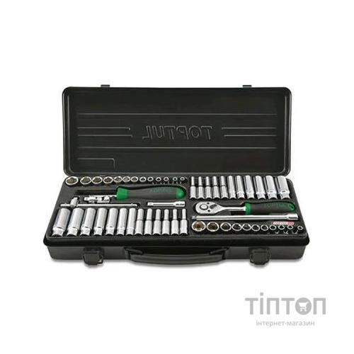 Набір інструментів Toptul професійний 1/4" 54од. (дюйм+метр) (GBA5440)