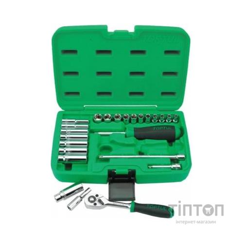 Набір інструментів Toptul в кейсі 1/4" 24од. (GCAI2403)