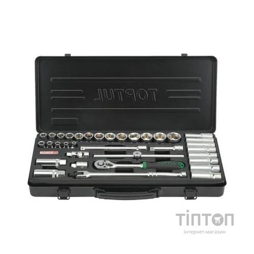 Набір інструментів Toptul в кейсі 3/8" 35од. (GBB35140)