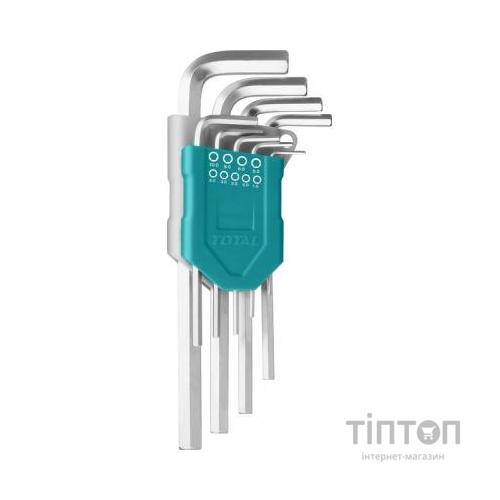 Набір інструментів Total THT106191 ключей шестигранных, 1.5-10мм, 9шт. (THT106191)