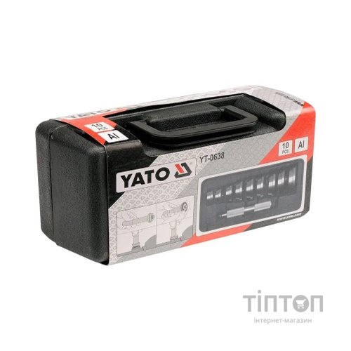 Набір інструментів Yato для встановлення підшипників та ущільнень 10 шт. (YT-0638)