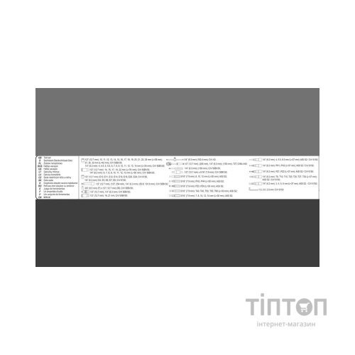 Набір інструментів Yato YT-38791