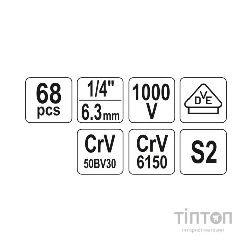 Набір інструментів Yato YT-39009