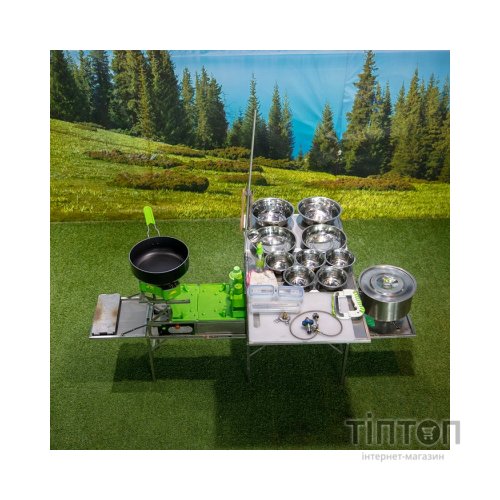 Набір кемпінгових меблів Naturehike портативна кухня зі столом та посудом BRS-96 (BRS-96)