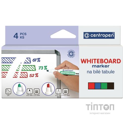 Набір маркерів Centropen Board 8559 2,5 мм, round tip, SET 4colors (картон) (8559/4/CB)