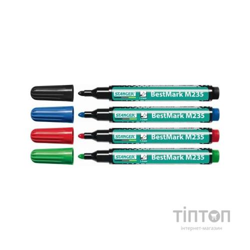 Набір маркерів Stanger набір з 4-х водостійких 1-3 мм (712012)
