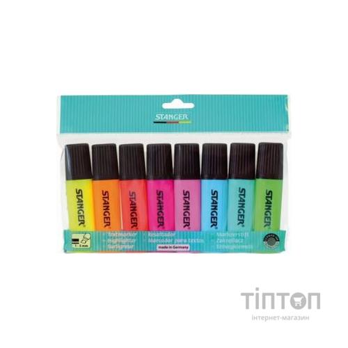 Набір маркерів Stanger набір з 8-ми текстових 1-5 мм (180007000)