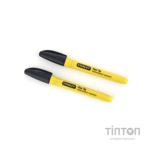 Набір маркерів Stanley 2 шт, стійке чорнило, чорний (0-47-316)