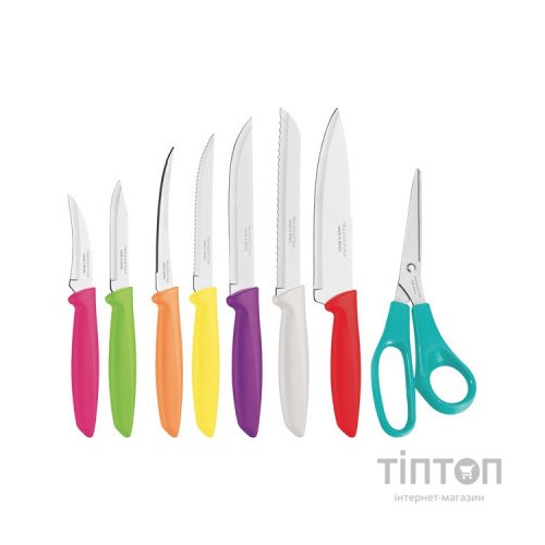 Набір ножів Tramontina Plenus 8 предметов (7 ножей + ножницы) (23498/917)
