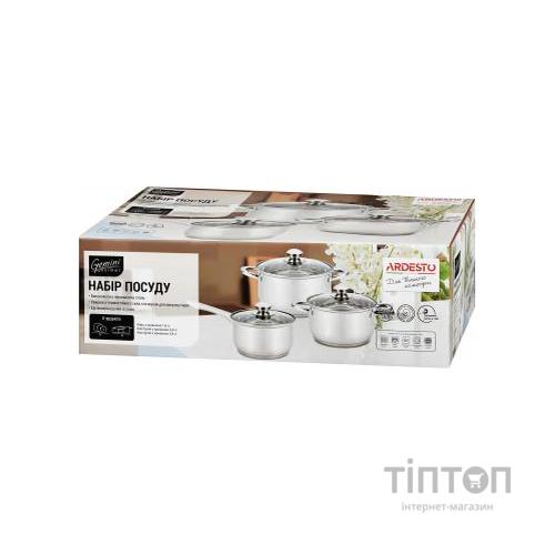 Набір посуду Ardesto Gemini Gourmet 6 предметів (AR1906PS)