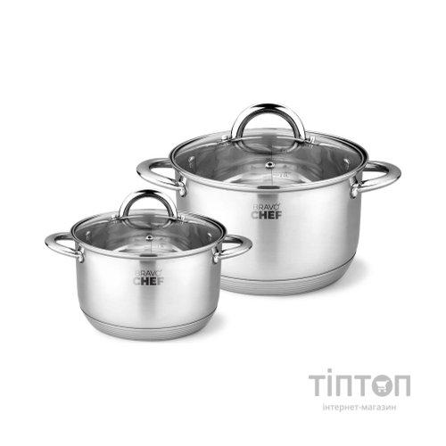 Набір посуду Bravo Chef 1.9 л 3.6 л (BC-6001)