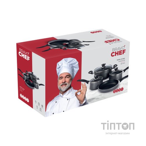 Набір посуду Bravo Chef 7 предметів (BC-6100)