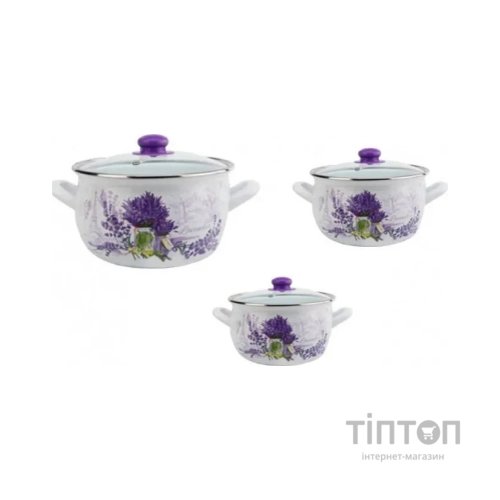 Набір посуду Gusto "Лаванда" (GT-T-3-L)