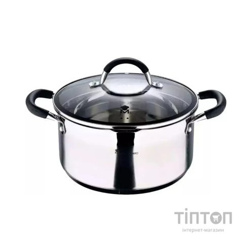 Набір посуду MasterPro Foodies collection 2 каструлі та ківш 16/20/24 см (BGEU-5539)