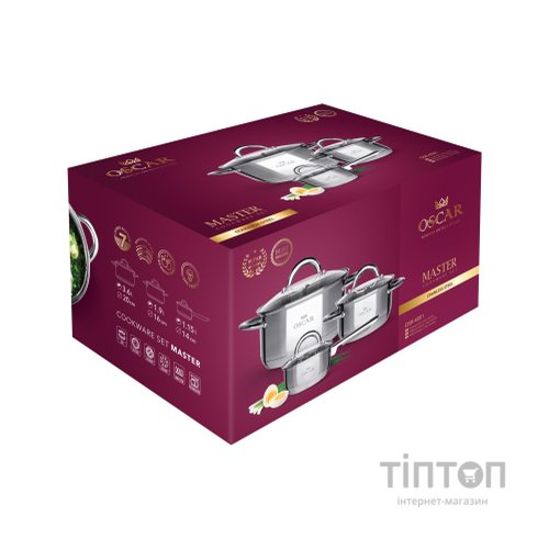 Набір посуду Oscar Master 6 предметів (OSR-4001/n)