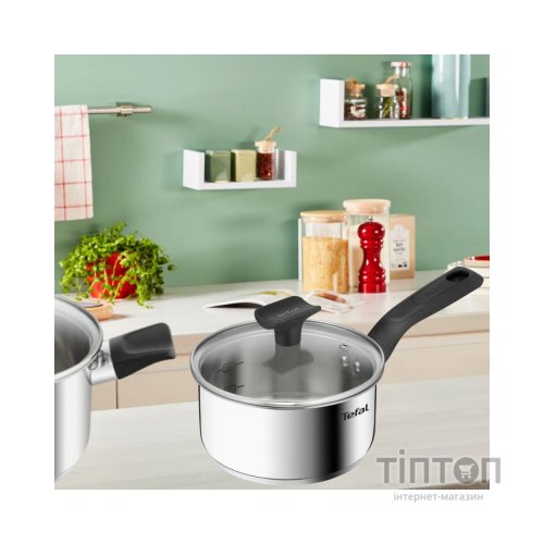 Набір посуду Tefal Delicious, 6предметів, нержавіюча сталь, бакеліт, скло (B925S655)