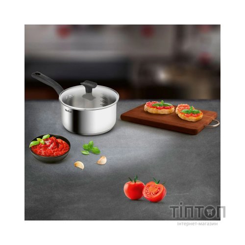 Набір посуду Tefal Delicious, 6предметів, нержавіюча сталь, бакеліт, скло (B925S655)
