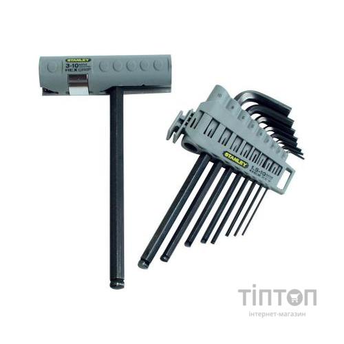 Набір шестигранних ключів Stanley "HEX GRIP" 9шт.