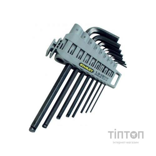 Набір шестигранних ключів Stanley "HEX GRIP" 9шт.