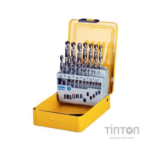 Набір свердел по металу Dewalt HSS-R 19шт, d=1-10мм.