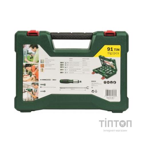Набір свердл і біт Bosch насадок V-Line-91 (2.607.017.195)