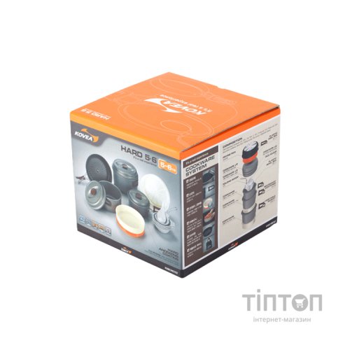 Набір туристичного посуду Kovea Hard 56 KSK-WH56 (4823082716999)